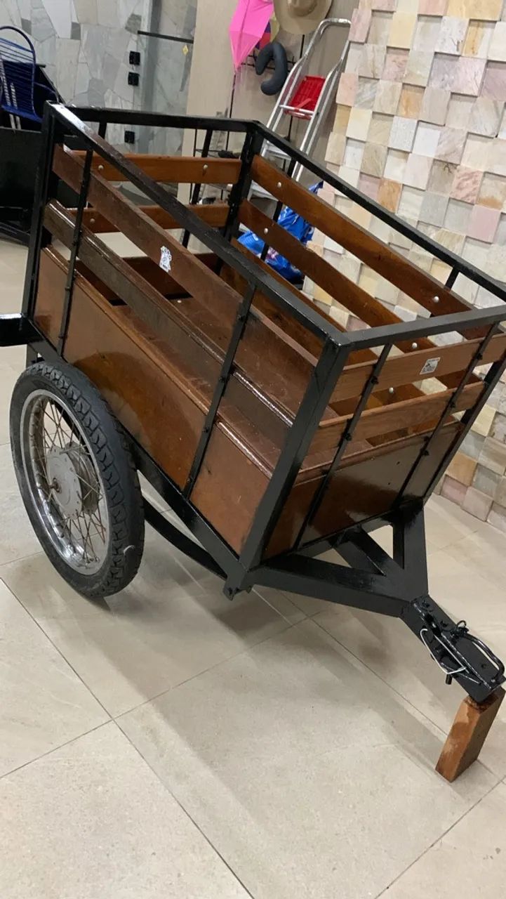 Carretinhas para rebocar em motos e quadriciclos  - Foto 2