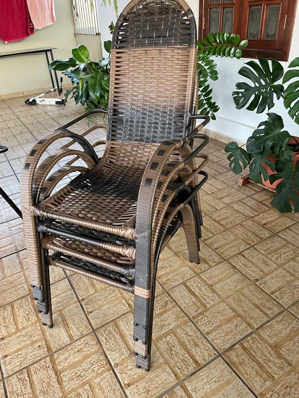 Cadeira de fibra sintética  - Foto 4