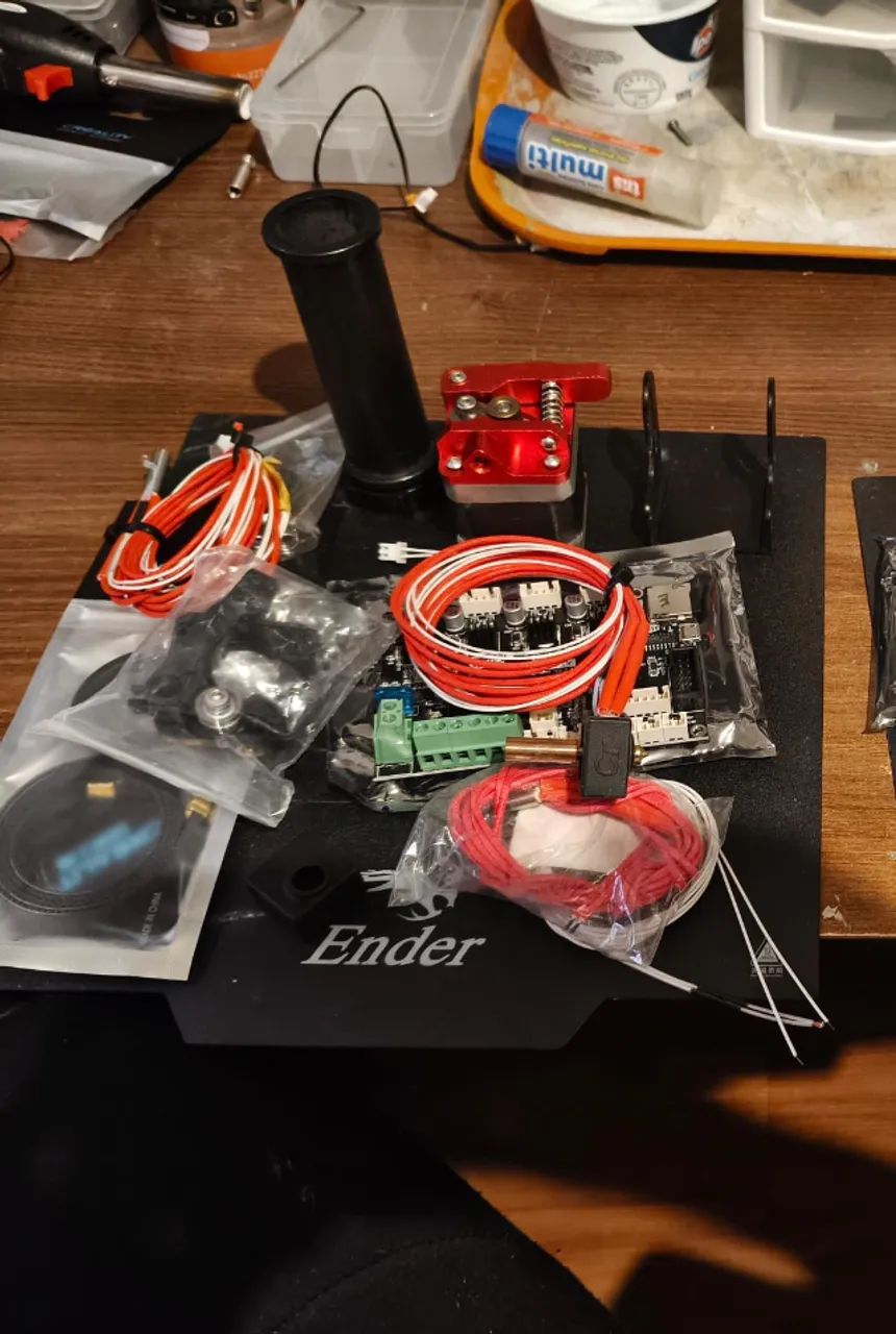 Impressora 3D ender 3D Pro + upgrades - Foto 4