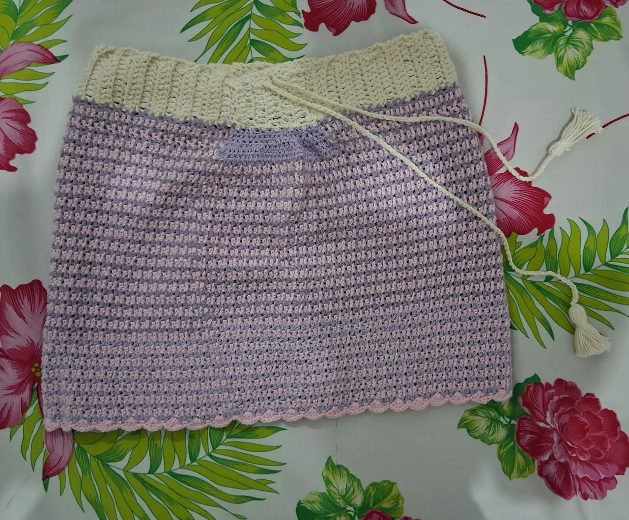 Minissaia de crochê  - Foto 2