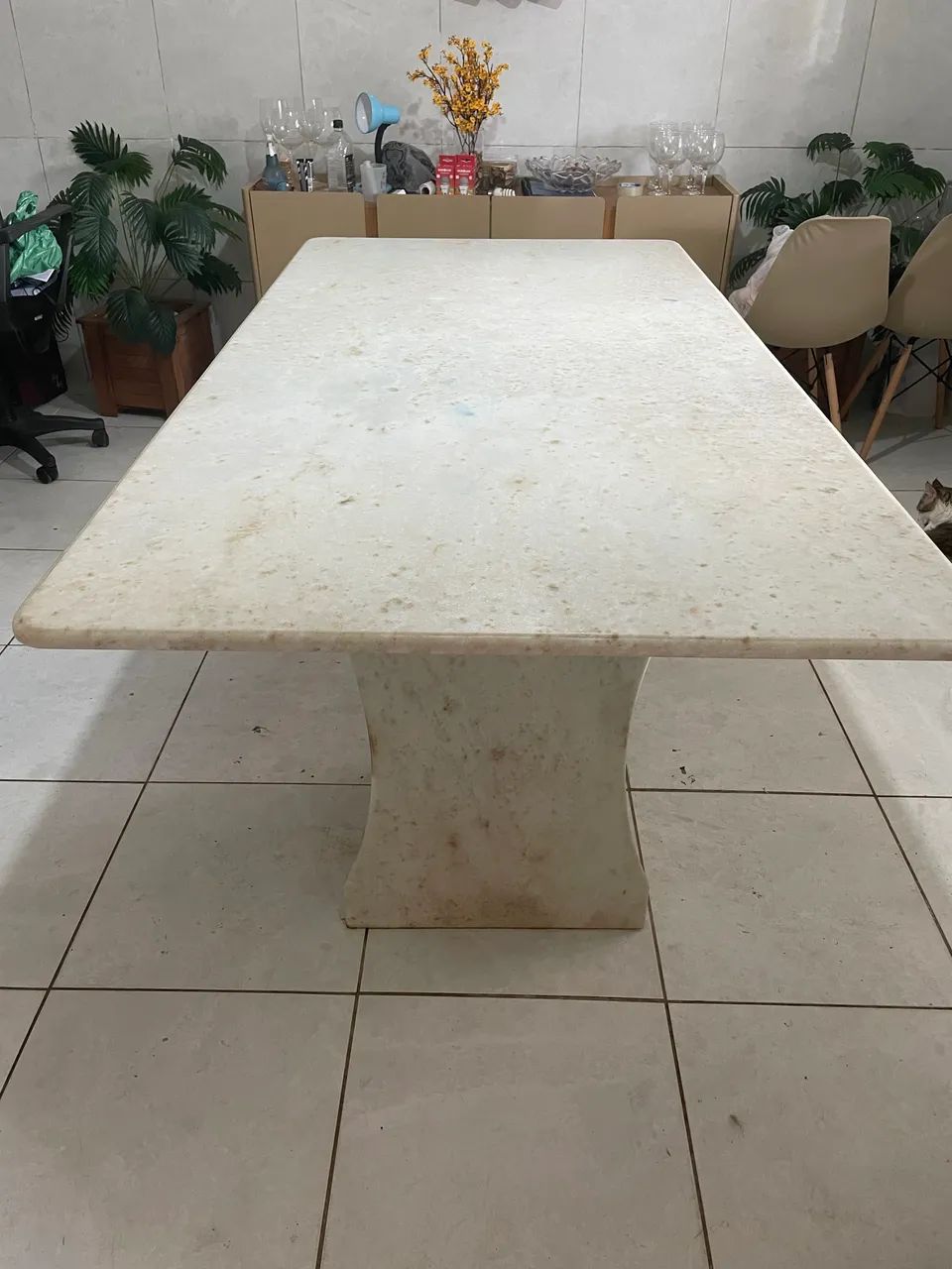Marble table, size 2 x 1 m64962116355329120