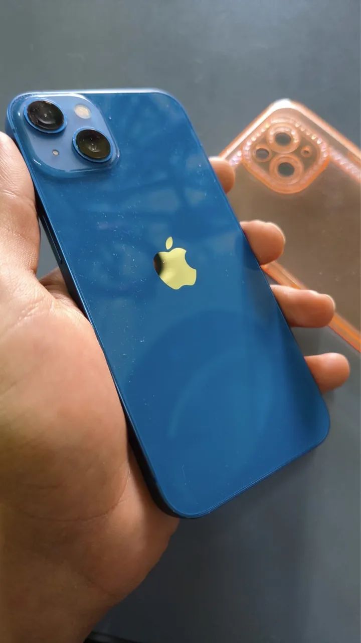 iPhone 13 Azul 128GB | Face ID OK | Tudo Funcionando - Celulares e
