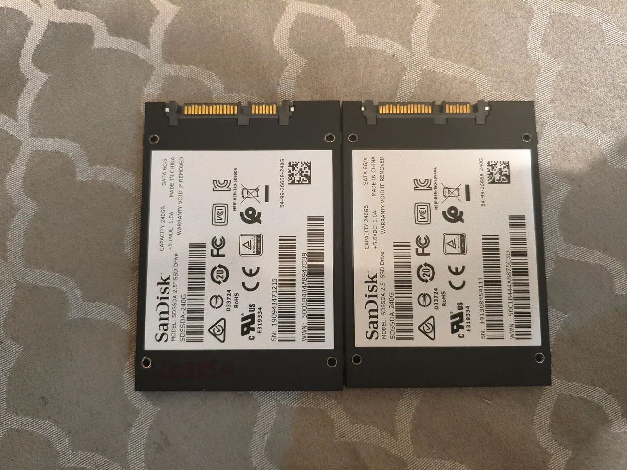 2 SSD 240GB sata SanDisk  - Foto 2