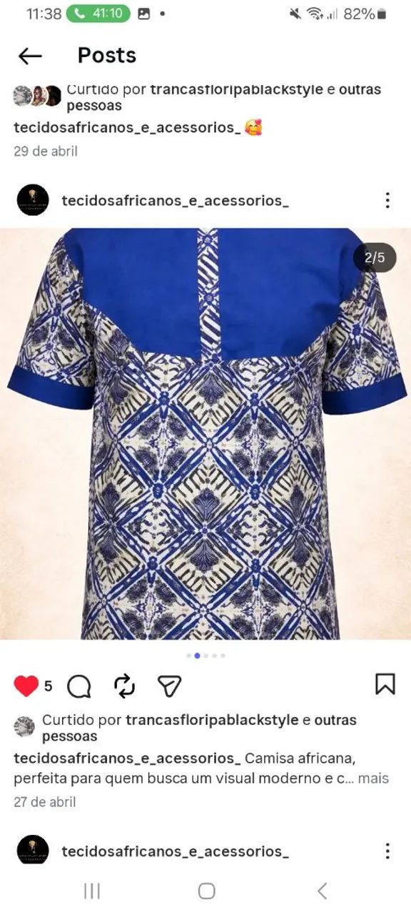 Camisas africanas  - Foto 2