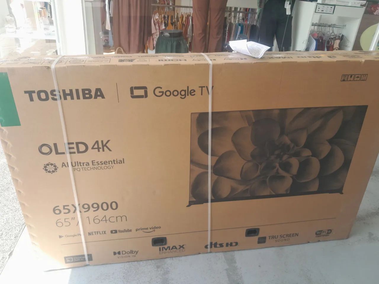 Tv OLED 65 polegadas Toshiba menor preço do RJ