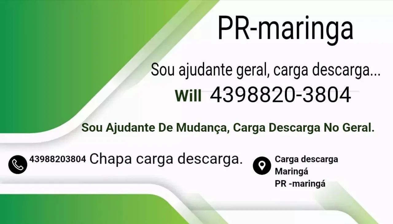 Carga descarga . Sou chapa , e ajudante de mudanças.  - Foto 3