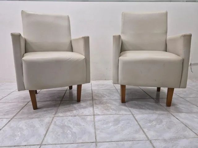 VENDO 2 POLTRONAS DECORATIVAS - BEGE - Foto 2