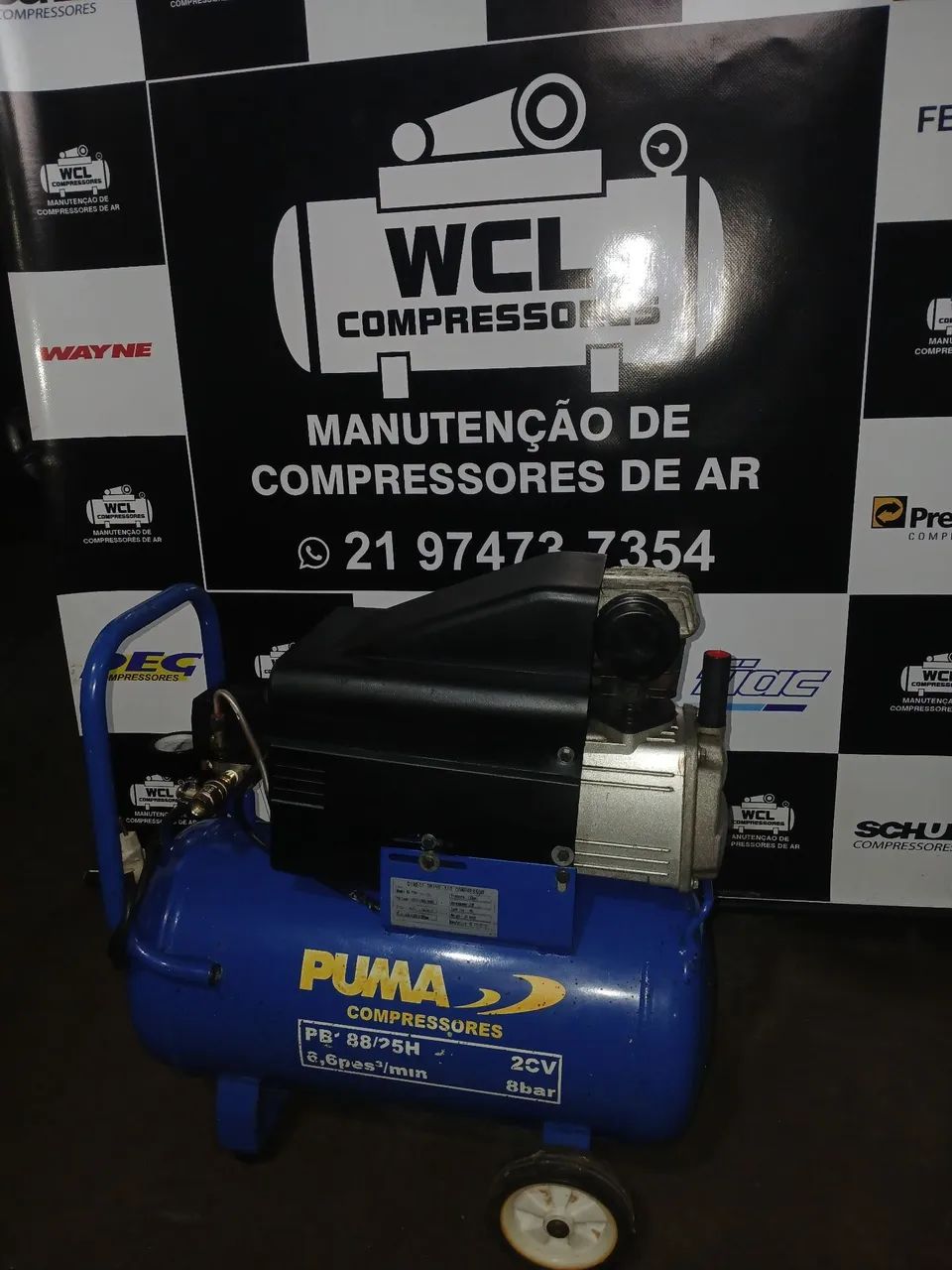 Compressor de ar (aceito cartão)