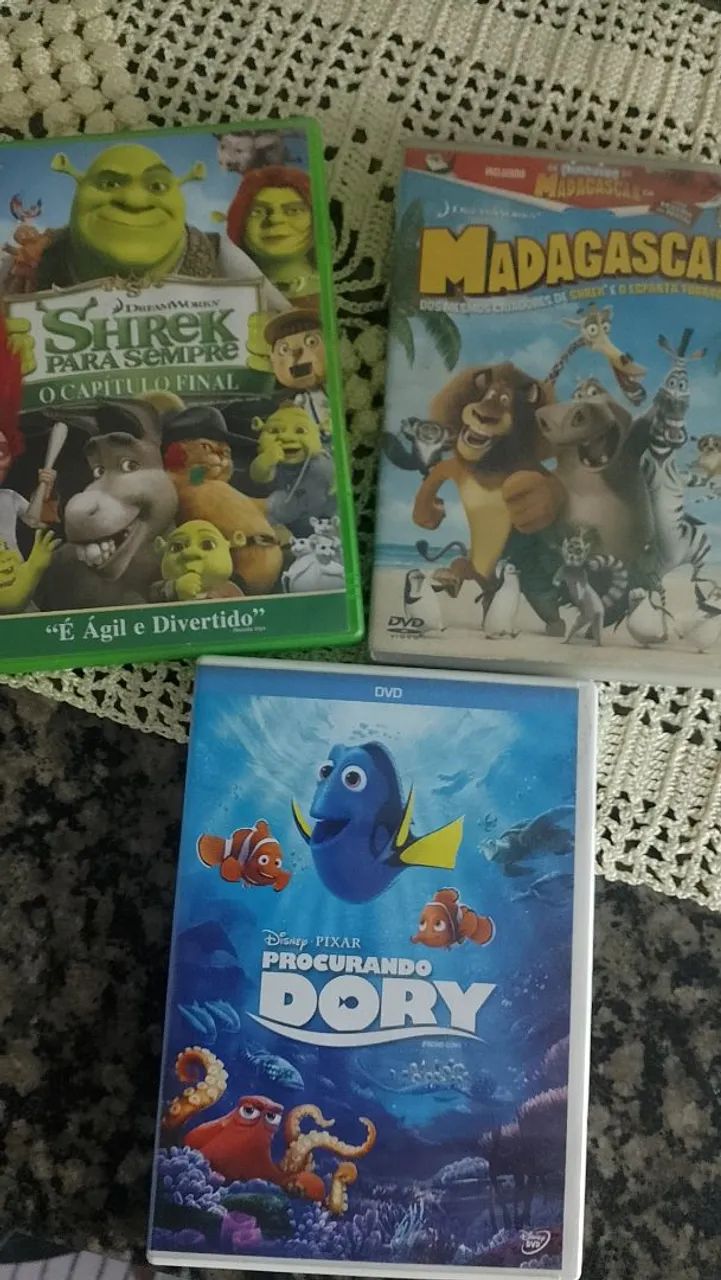 Pedido - 03 dvds infantis 