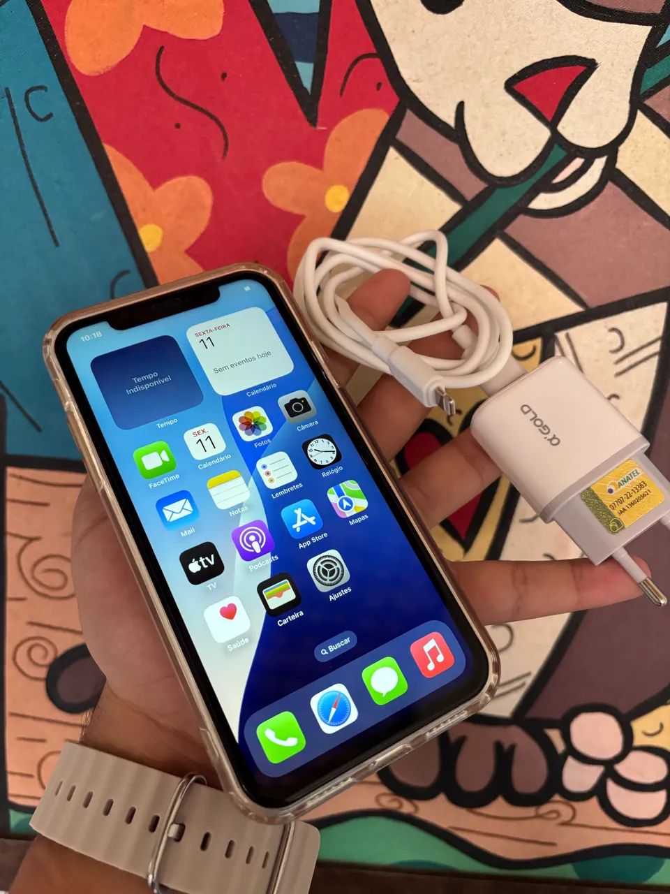 iPhone XR amarelo 64 GB - Foto 2
