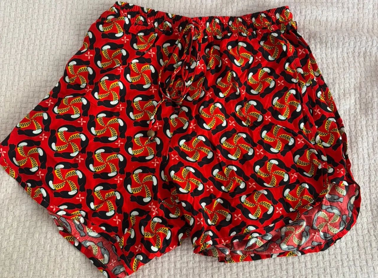 Short estampa de tucanos - Cantão