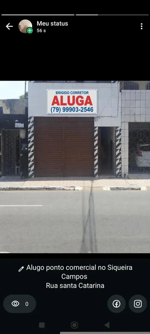 alugo ponto comercial Siqueira Campos
