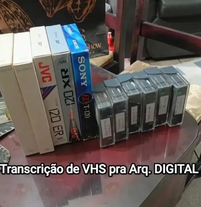 Fitas VHS de Video para digital 