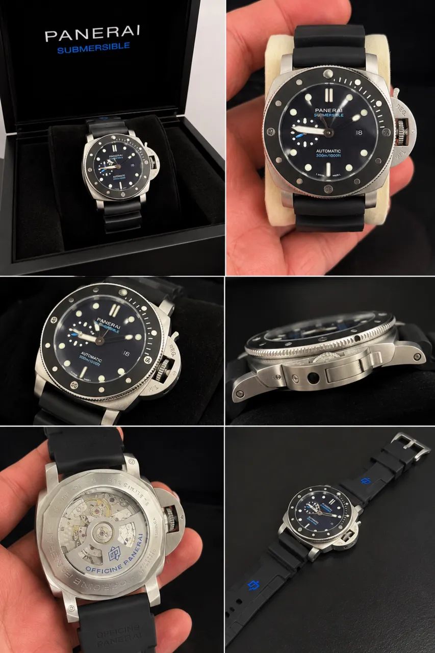 RElÓGIO PANERAI SUBMERSIBLE AUTOMATIC 44MM - NOVO, SEM USO! - Foto 2