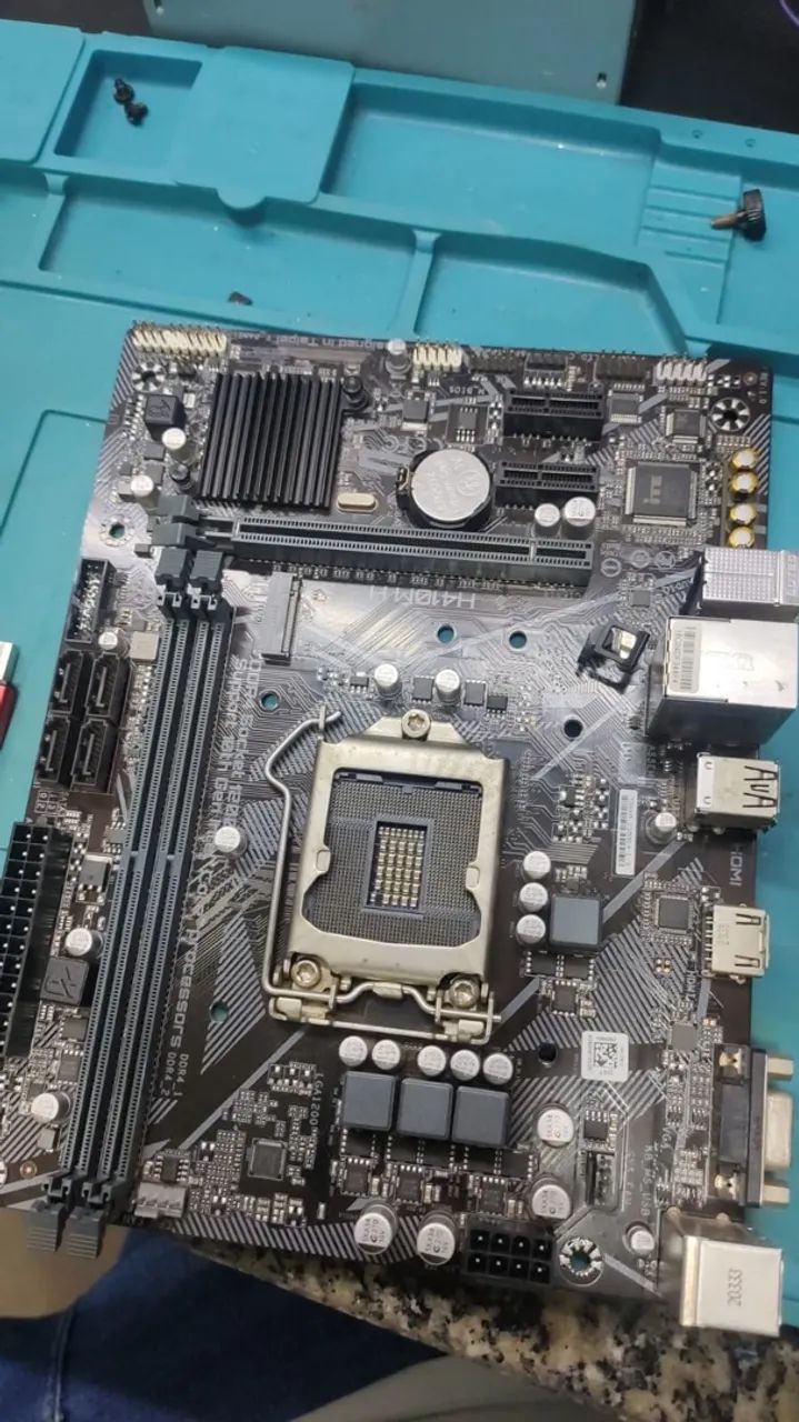 Placa mãe gigabyte H410M V2 - Foto 4