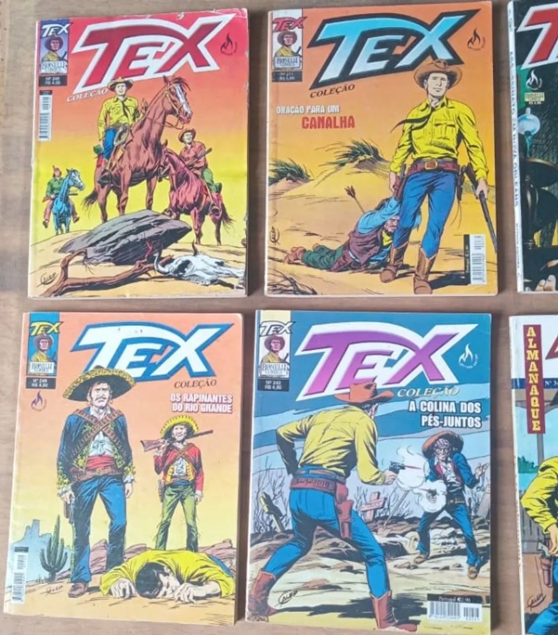 Lote de 10 Gibis Tex -Editora Mythos  - Foto 4