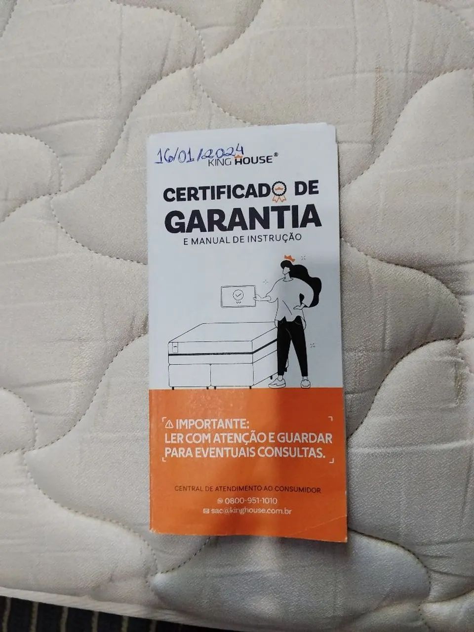 Colchão solteiro marca king house novíssimo  - Foto 3