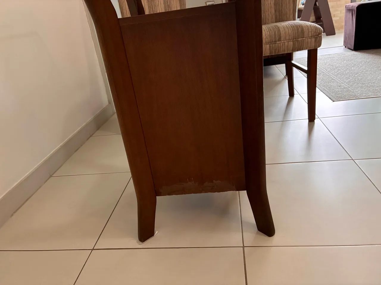 Mesa de jantar retangular 4 cadeiras  - Foto 3