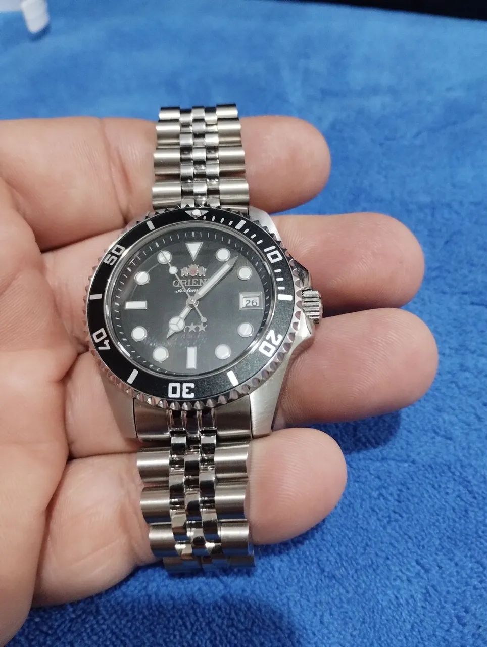 Orient submariner Black 39 mm automático  - Foto 4