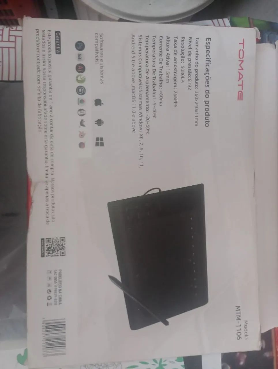 Mesa Digitalizadora usada da marca tomate, para Pc Notebook e para celular.  - Foto 3