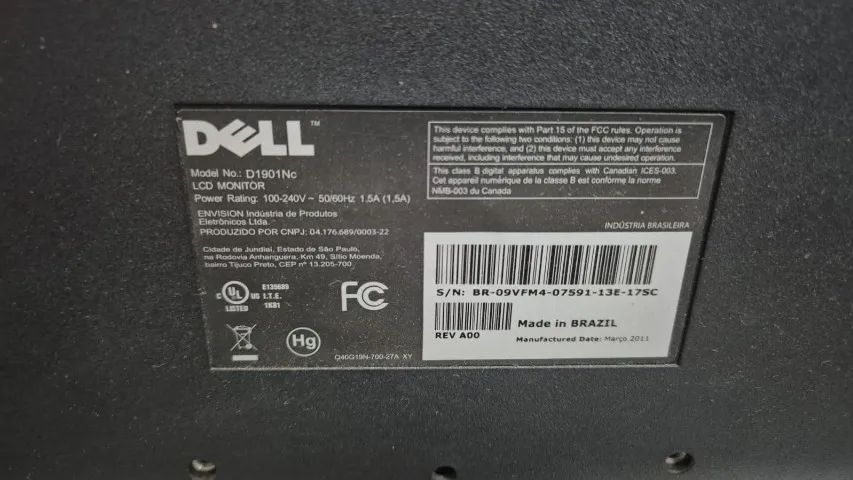 Monitor Dell D1901Nc LCD HD 18,5" - Foto 2