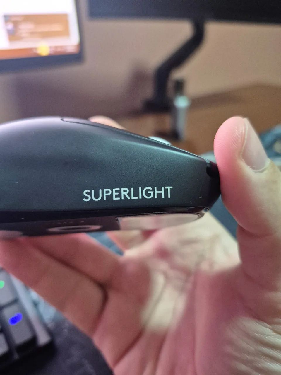 Mouse Gamer Sem Fio Logitech G PRO X SUPERLIGHT LIGHTSPEED - Foto 3