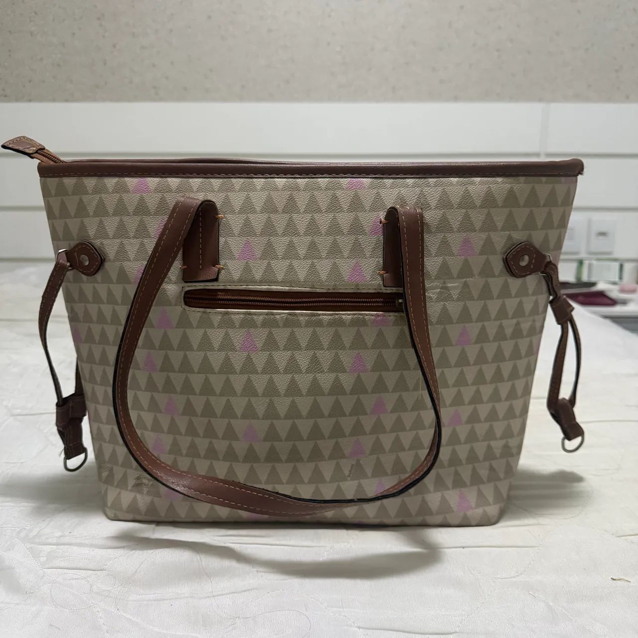 Bolsa de mão Schultz monogram triang  - Foto 5