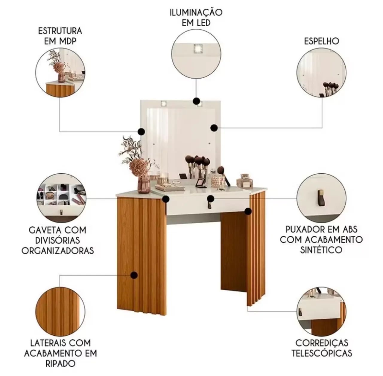 Penteadeira camarim de canto  - Foto 2