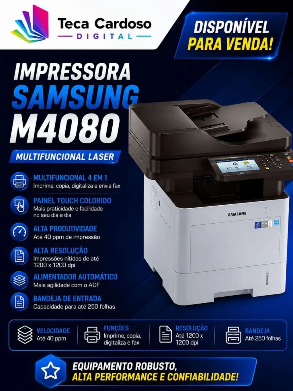 Impressora e copiadora de vários modelos, diversos preços e configurações. - Foto 4