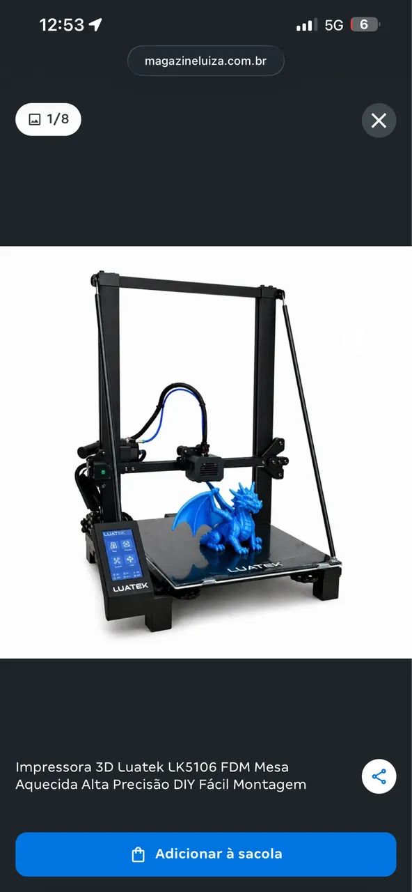 Impressora 3d nova  - Foto 2