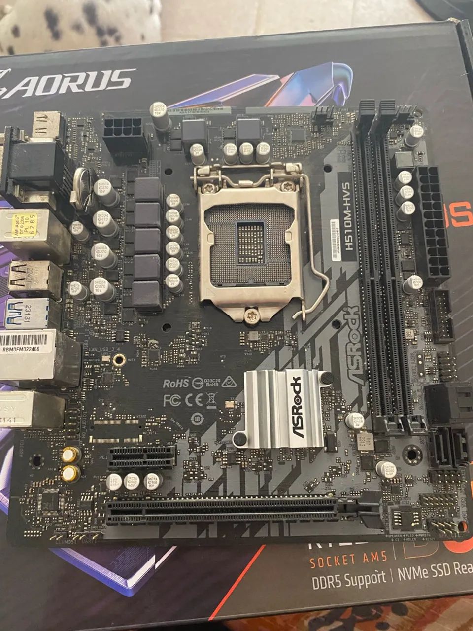 Placa mãe h510m-hvs