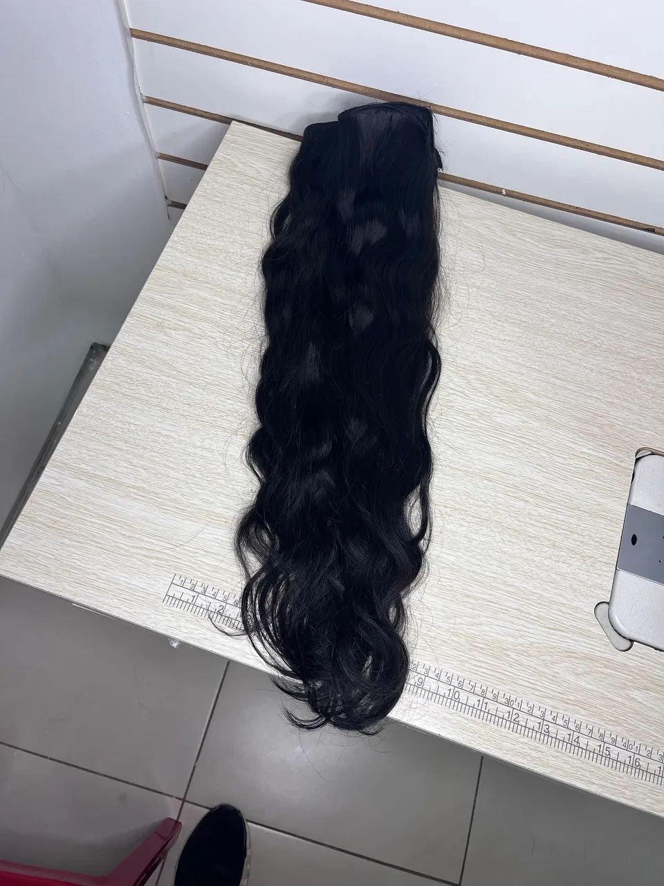 Cabelo 100% humano ondulado 65cm - Foto 2