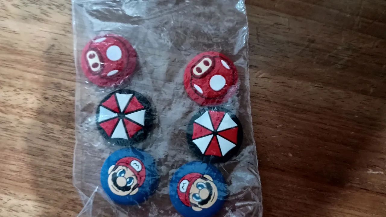 Par de Grip para Analógico de Controles Novos!!! - Foto 3