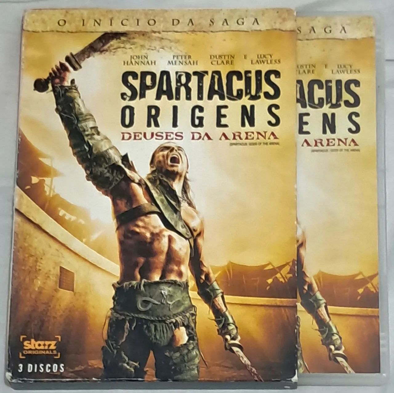Box DVD Spartacus: Origens - Deuses da Arena (3 Discos - Luva Original)