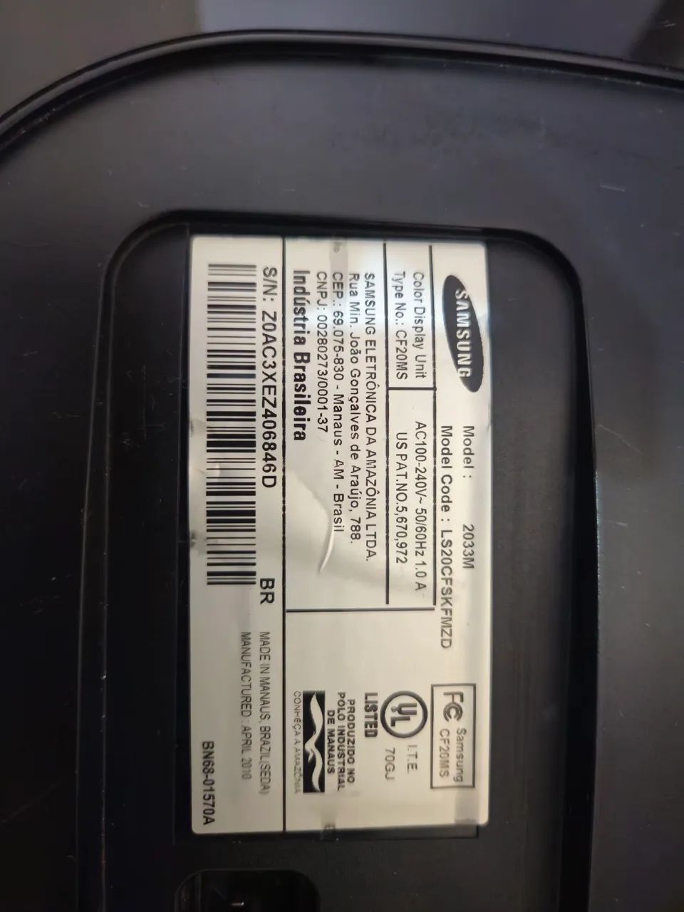 Vendo monitor tv Samsung 20 polegadas  - Foto 2