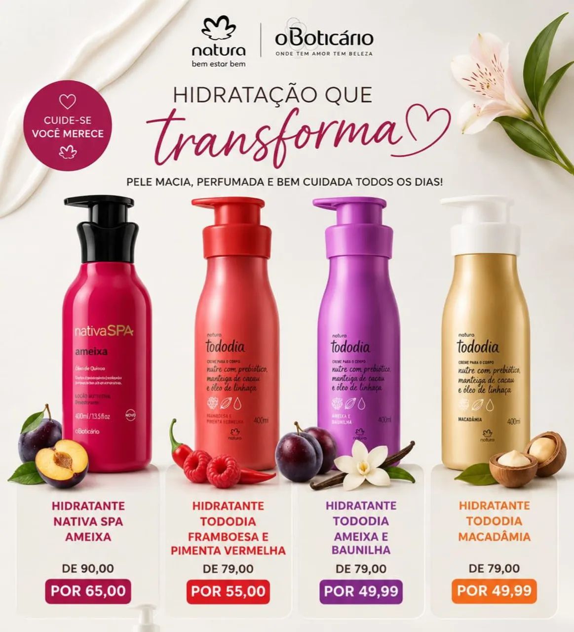 Boticário Natura e Avon 