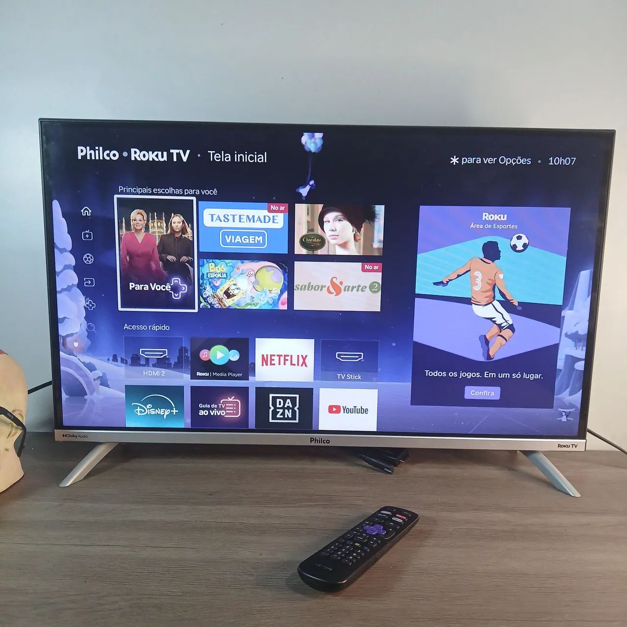 Smart tv 32 polegadas Perfeita zerada - Foto 2