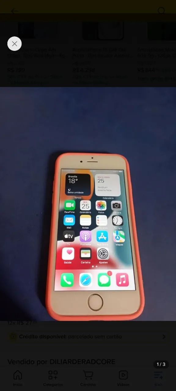 iPhone 6s 32gb / bateria ruim