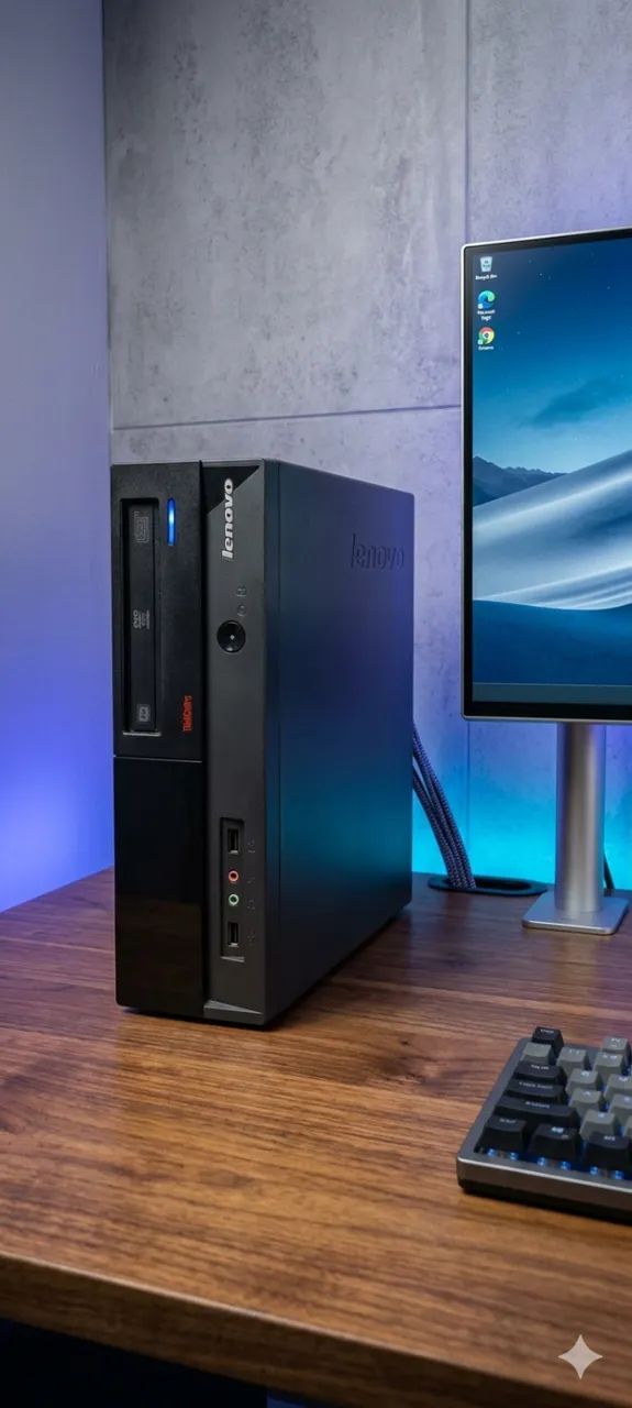PU Lenovo ThinkCentre (Ideal para Tarefas Básicas