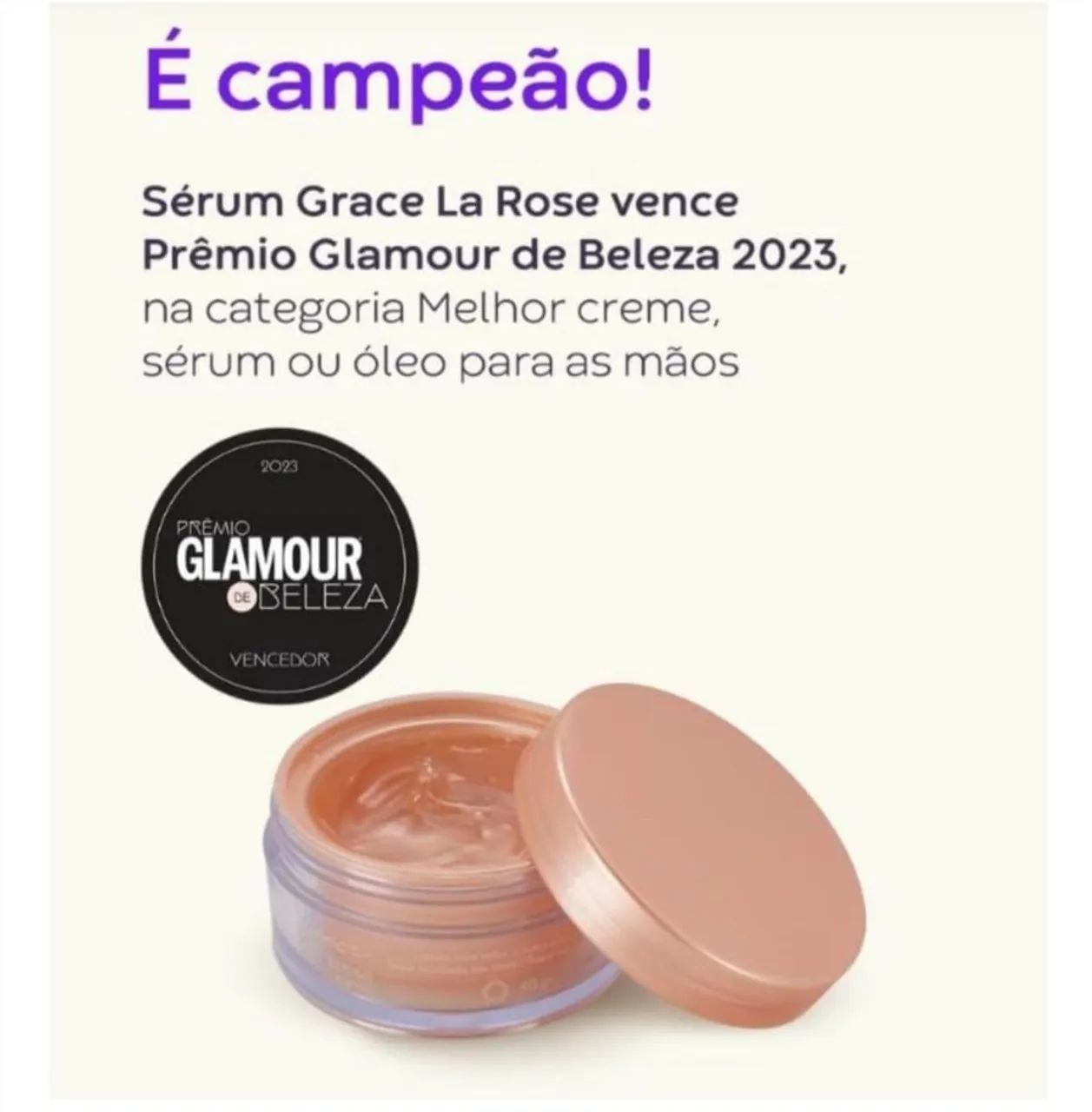 Sérum Para as Mãos Grace la Rose Sublime Hinode - Foto 5