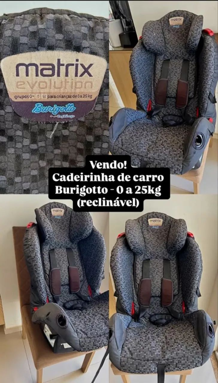 Cadeira infantil para carro Burigotto Matrix Evolution Menphis.