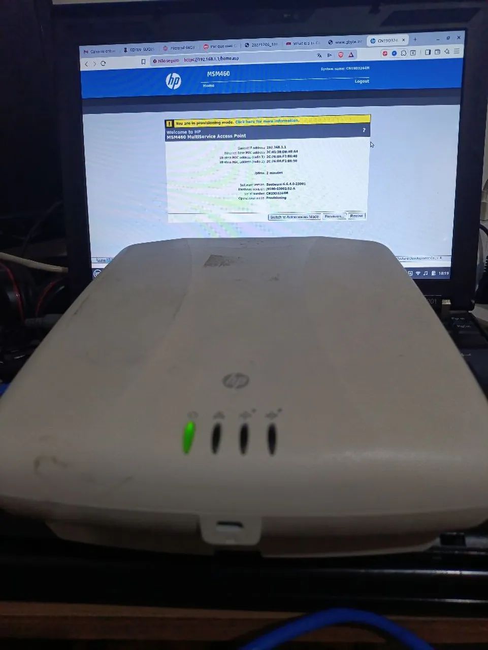Acess point HP E-MSM-460 (usado)  - Foto 3