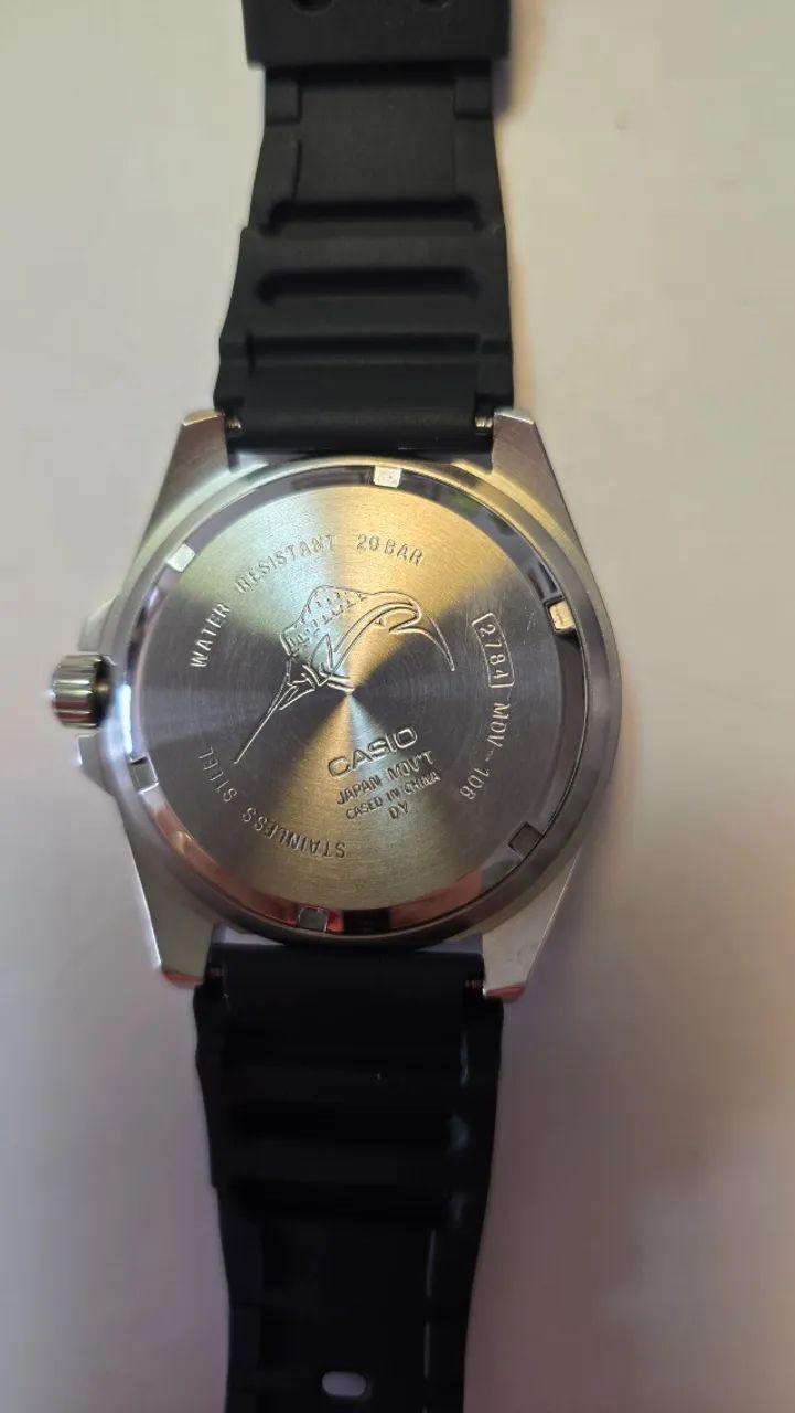 Relógio CASIO Duro Merlin Pepsi (MDV-106B-1A2V) - Foto 2
