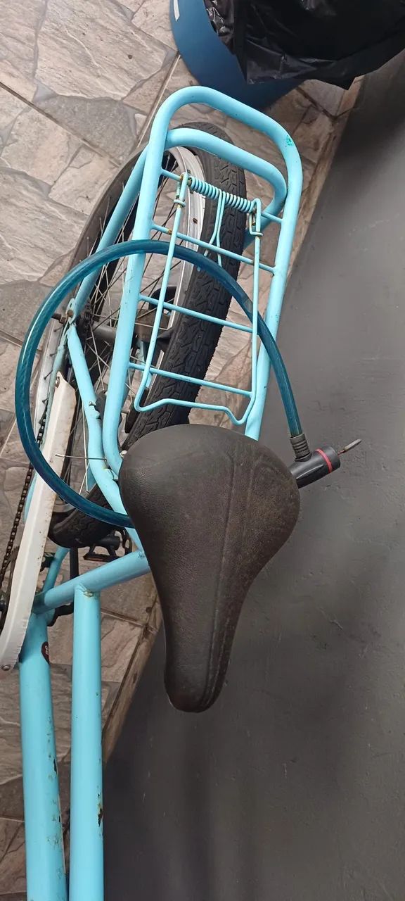 Bicicleta azul de passeio - Foto 5