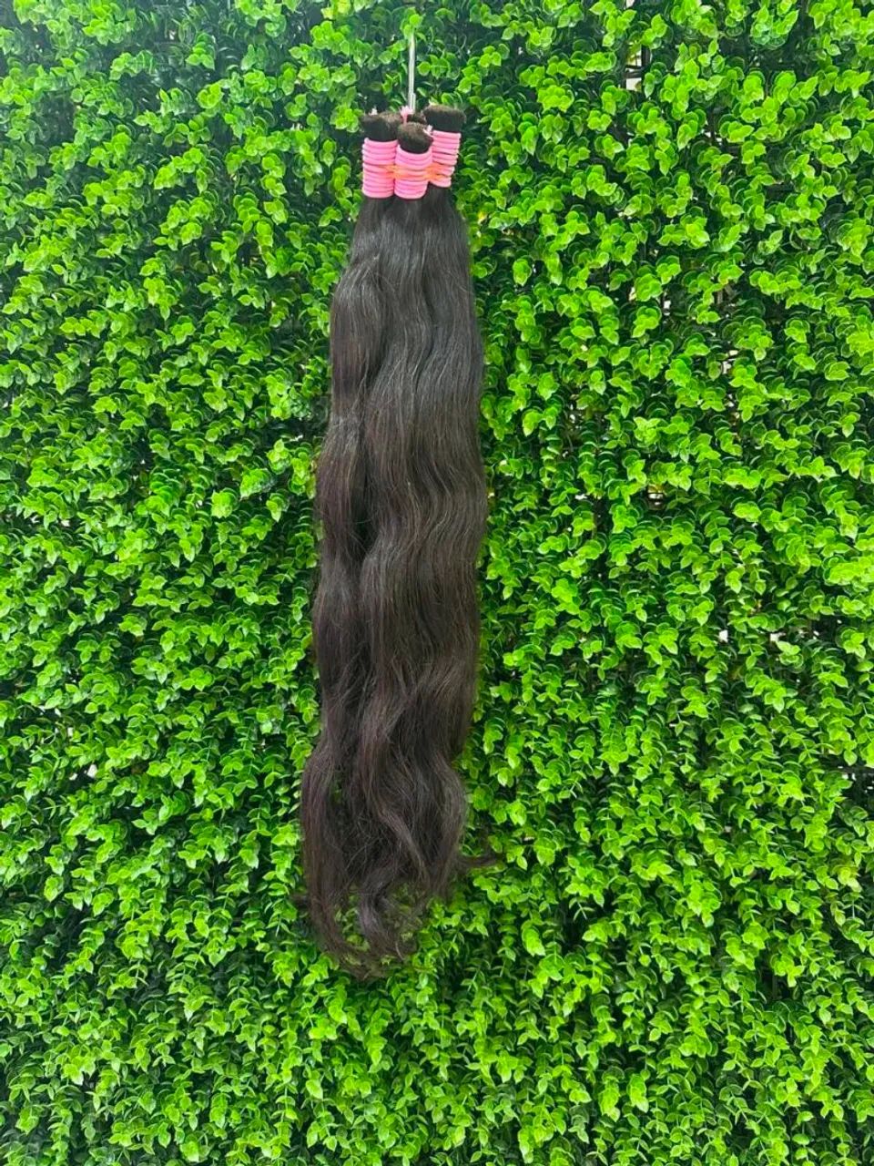 Cabelo humano natural, 55/60,cm indiano.  - Foto 5