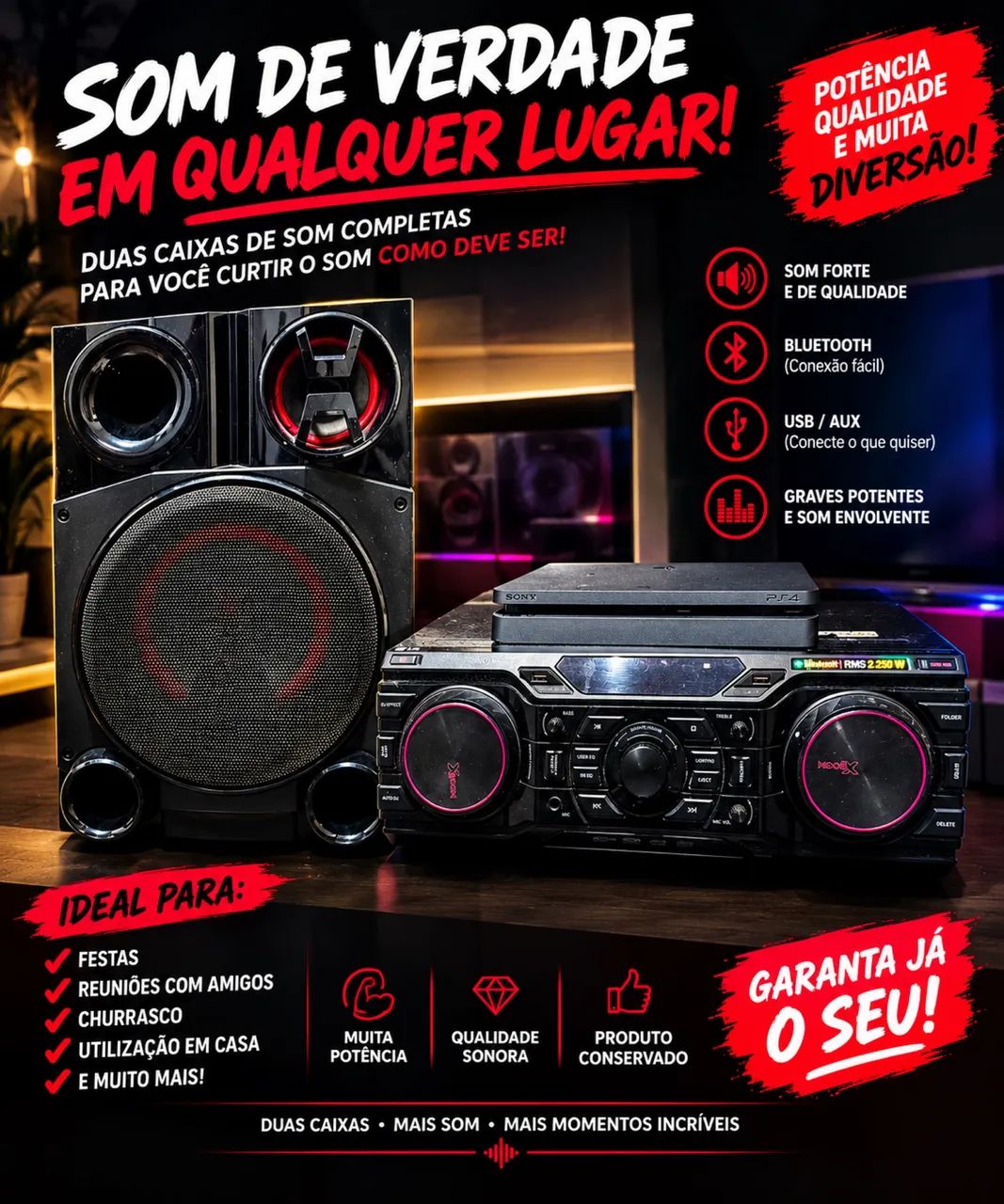 Caixas de som