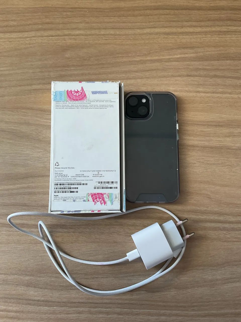 iPhone 15, 128 GB, Preto, Novo - Foto 2