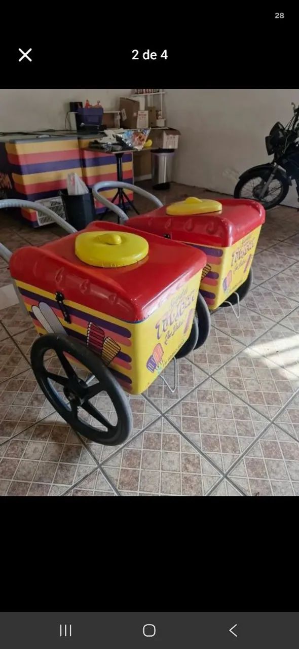 2 Carrinhos de sorvete thermo total  - Foto 2