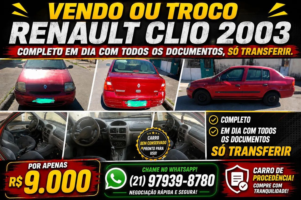 Renault Clio RN/ Expression 1.0 5P 2003 - Foto 5