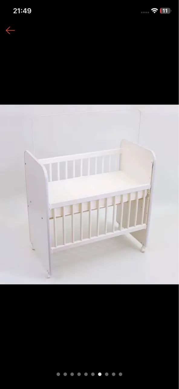 mini berço com colchão novo nunca usado! - Foto 2
